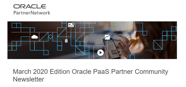 PaaS Newsletter March 2020