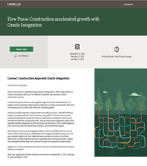 Connect Construction Apps with Oracle Integration – Webcast November ...